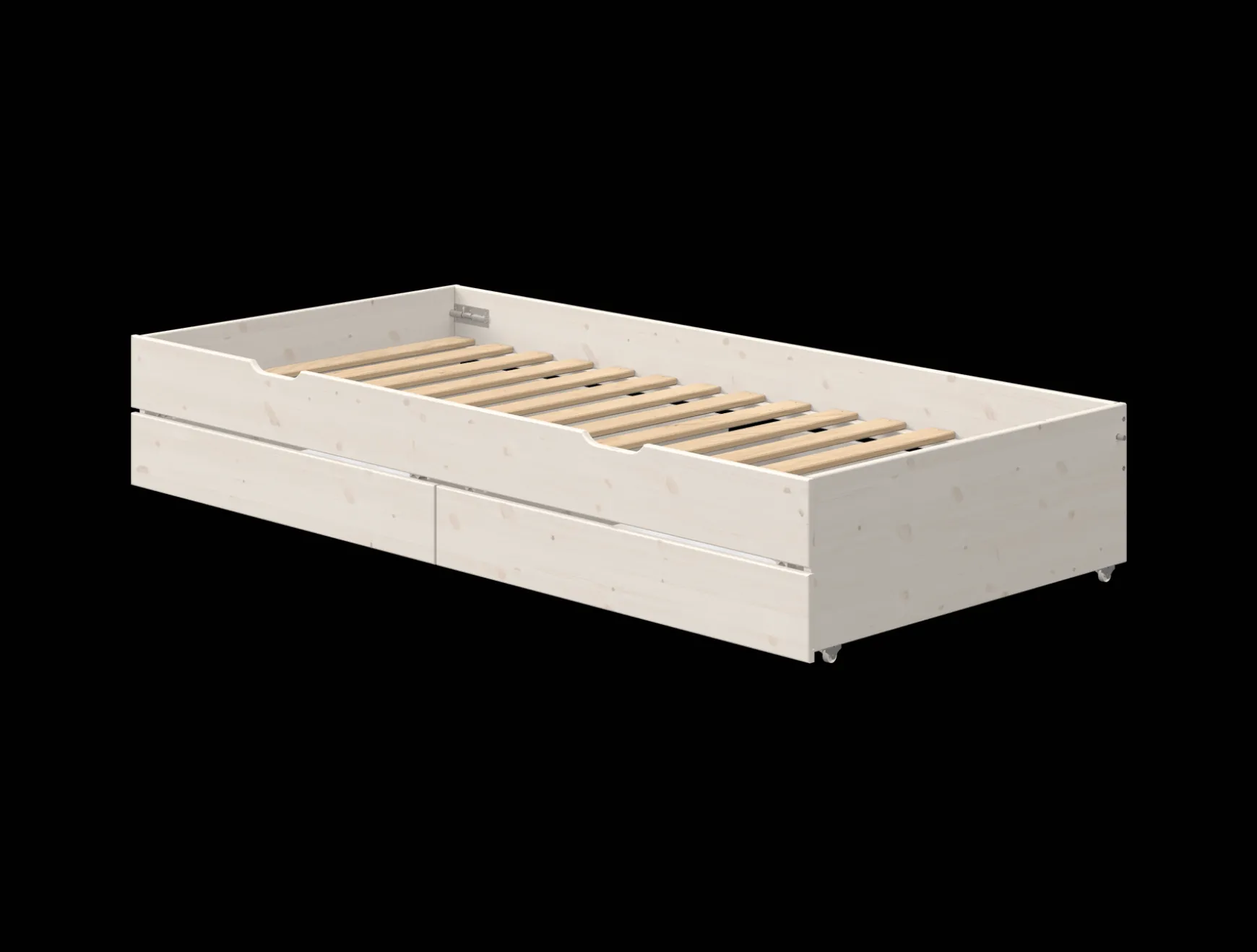 Ausziehbett mit 2 Schubladen