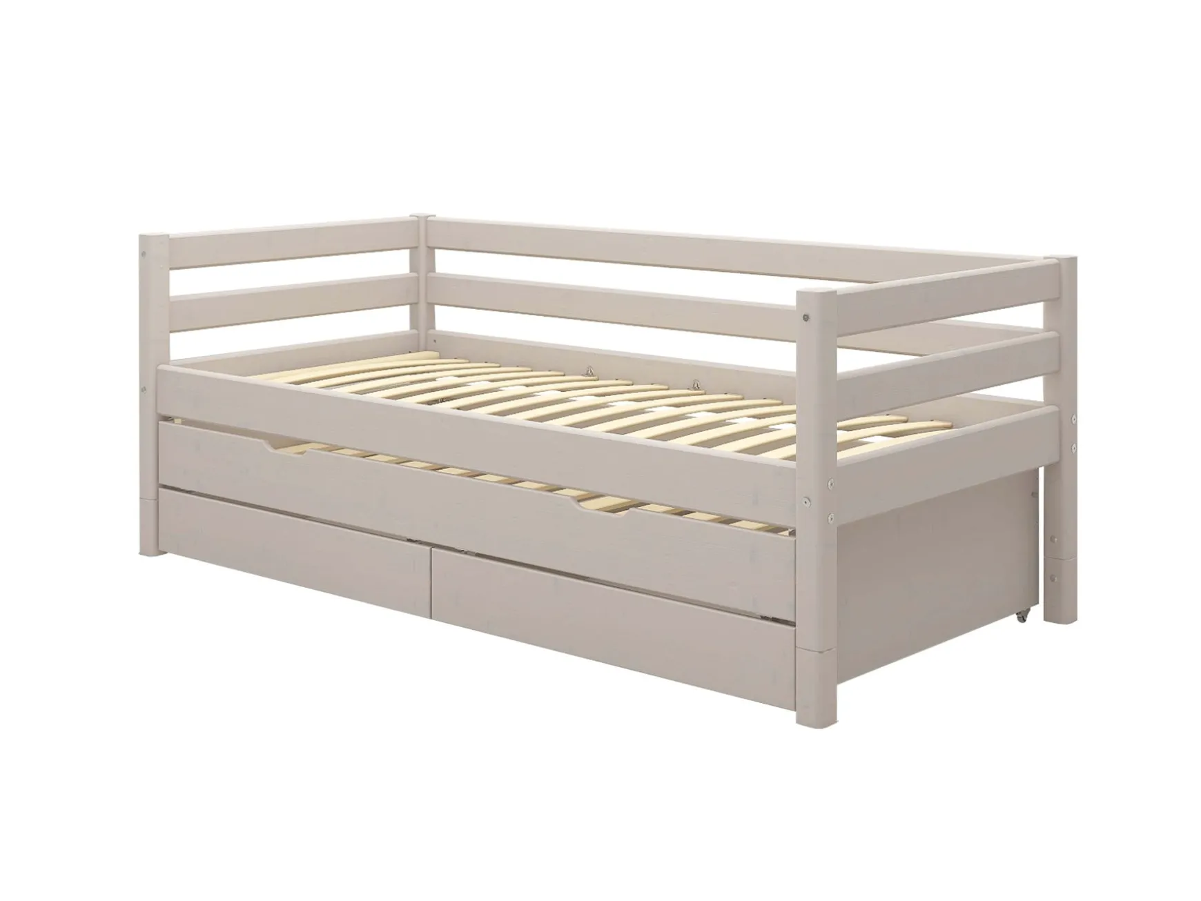 Ausziehbett und 2 Schubladen