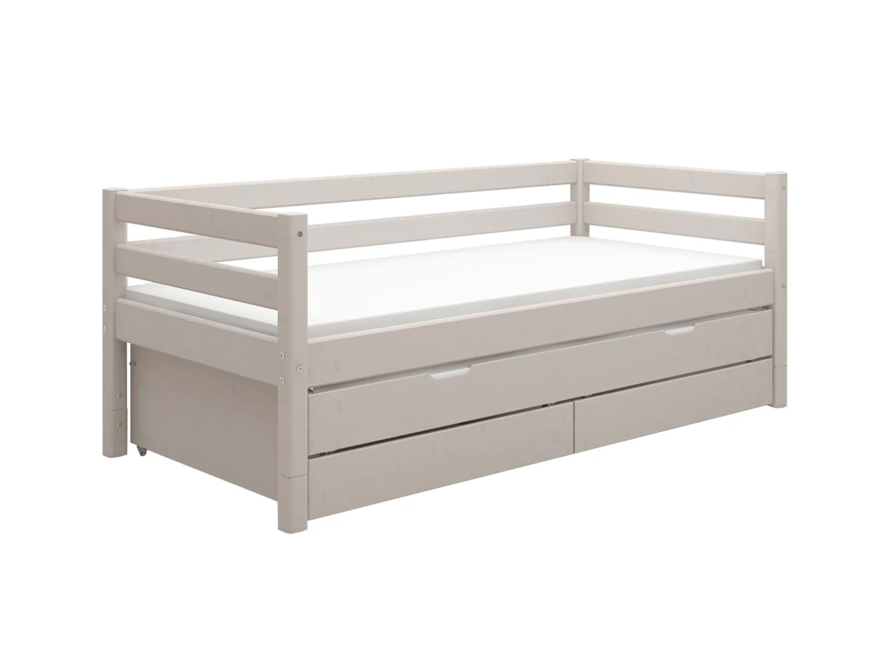 Ausziehbett und 2 Schubladen