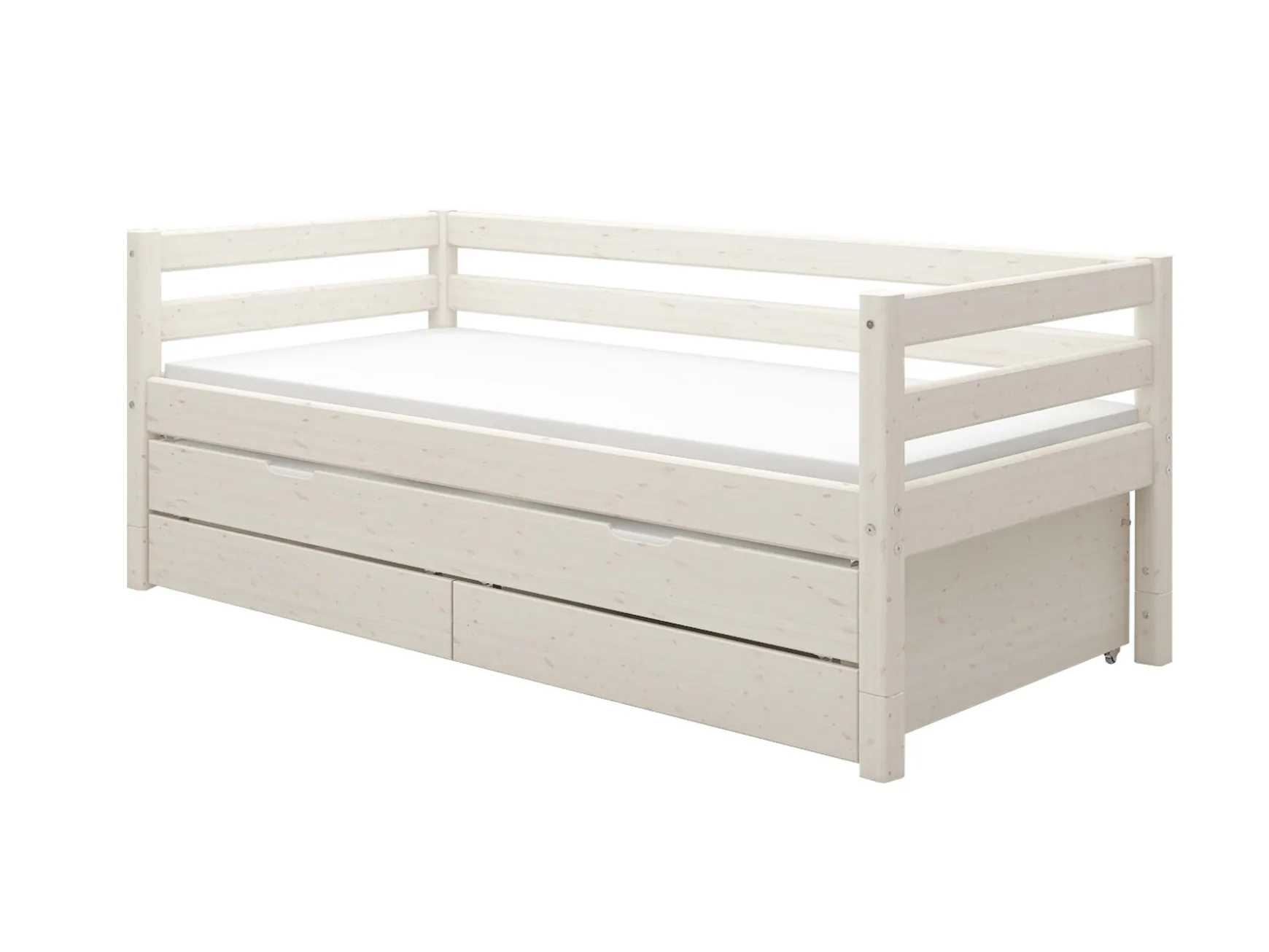 Ausziehbett und 2 Schubladen