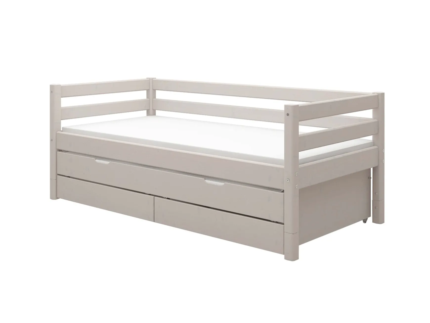 Ausziehbett und 2 Schubladen