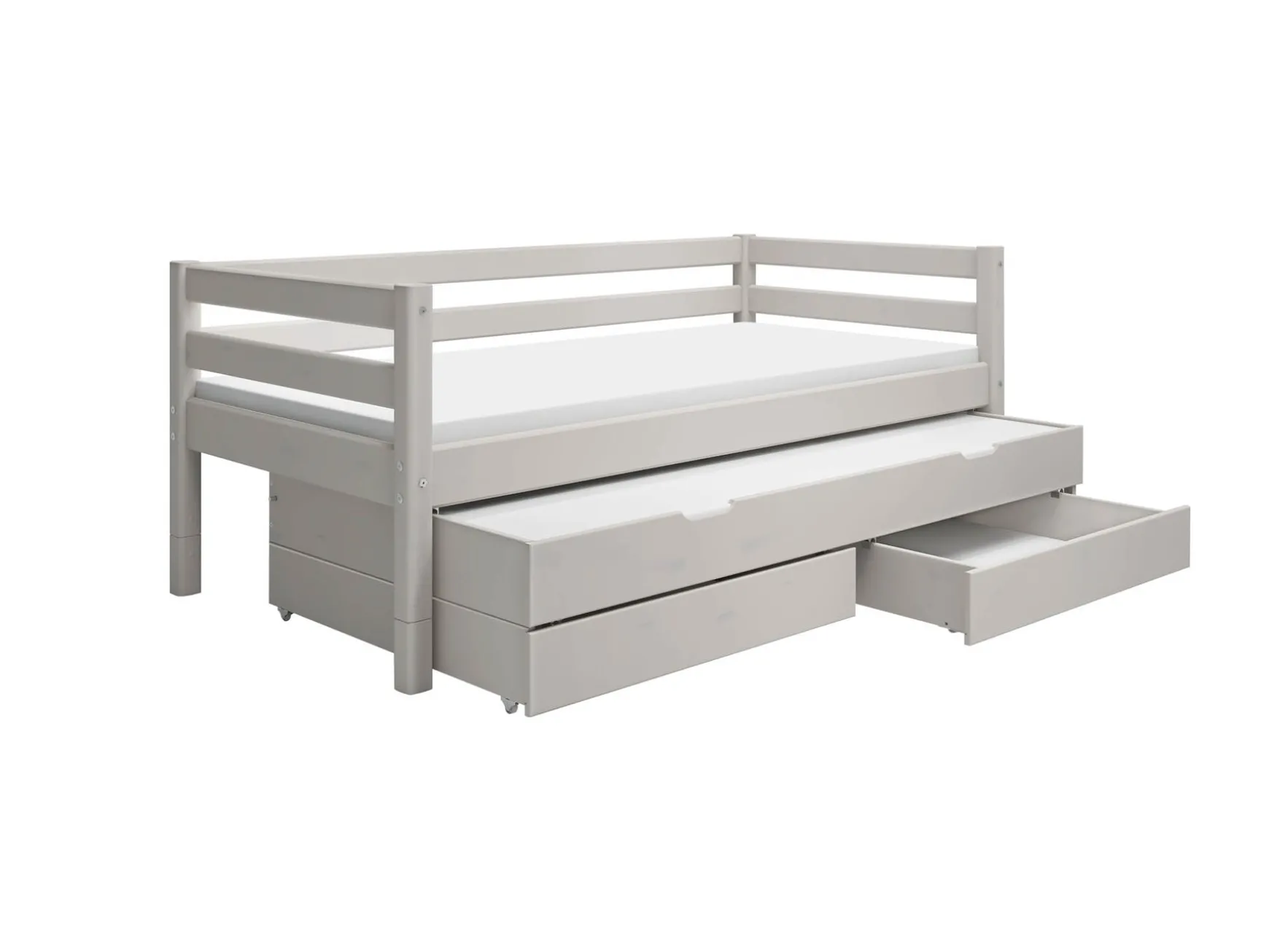 Ausziehbett und 2 Schubladen