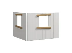 Baumhaus-Bettenfronten, Fensterrahmen aus Holz