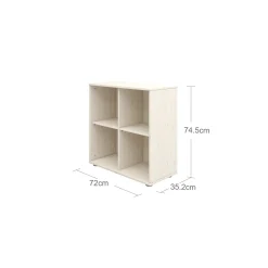 Bücherregal, 4 Fächer