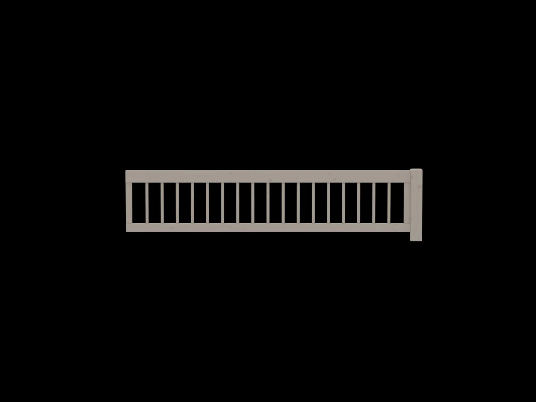 Classic 3/4 Absturzsicherung mit Streben, 200cm