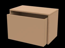 DOTS 3-in-1 Bank, MDF, Latte