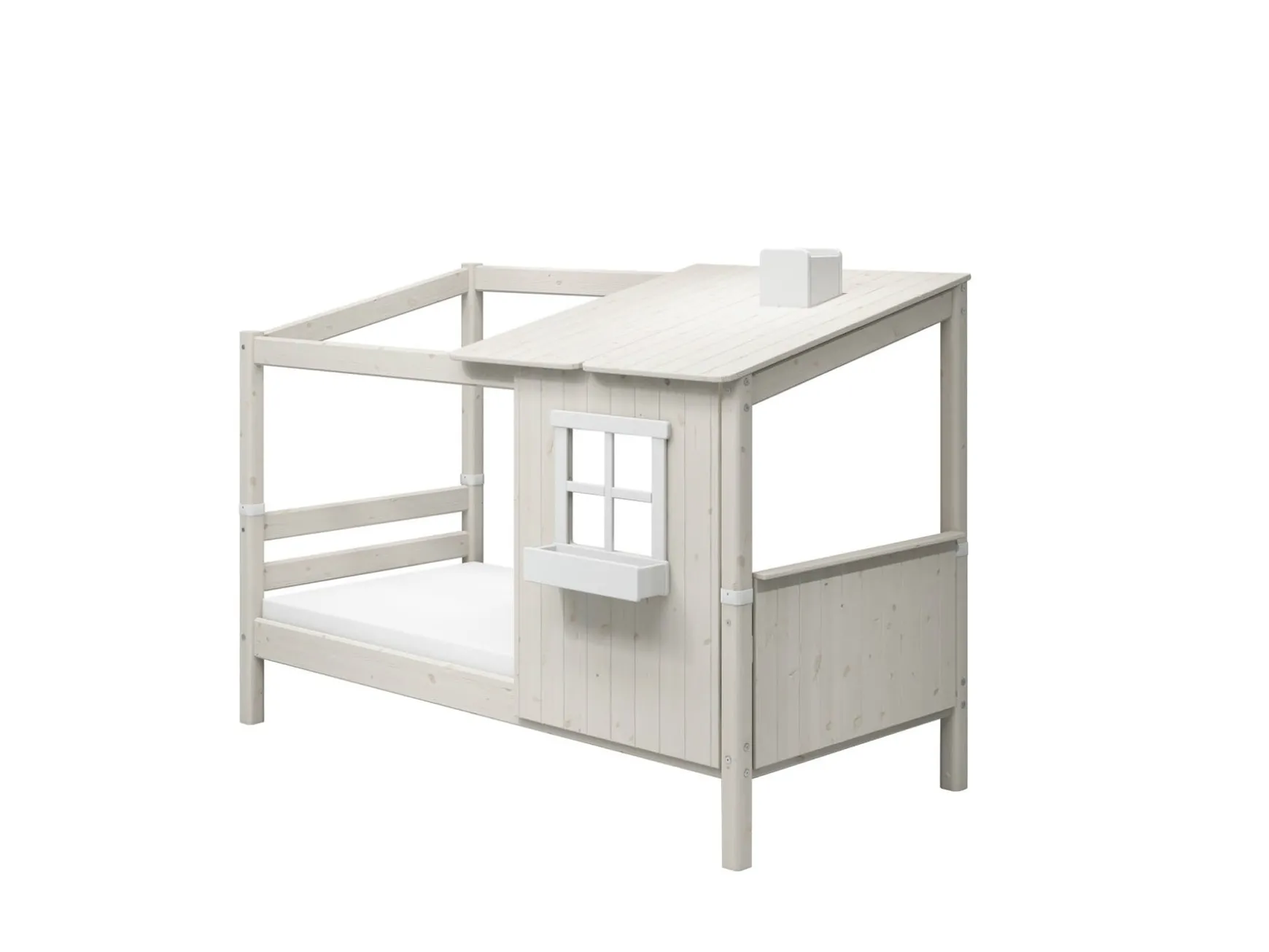 Einzelbett mit 1/2 Classic-Haus