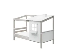 Einzelbett mit 1/2 Classic-Haus