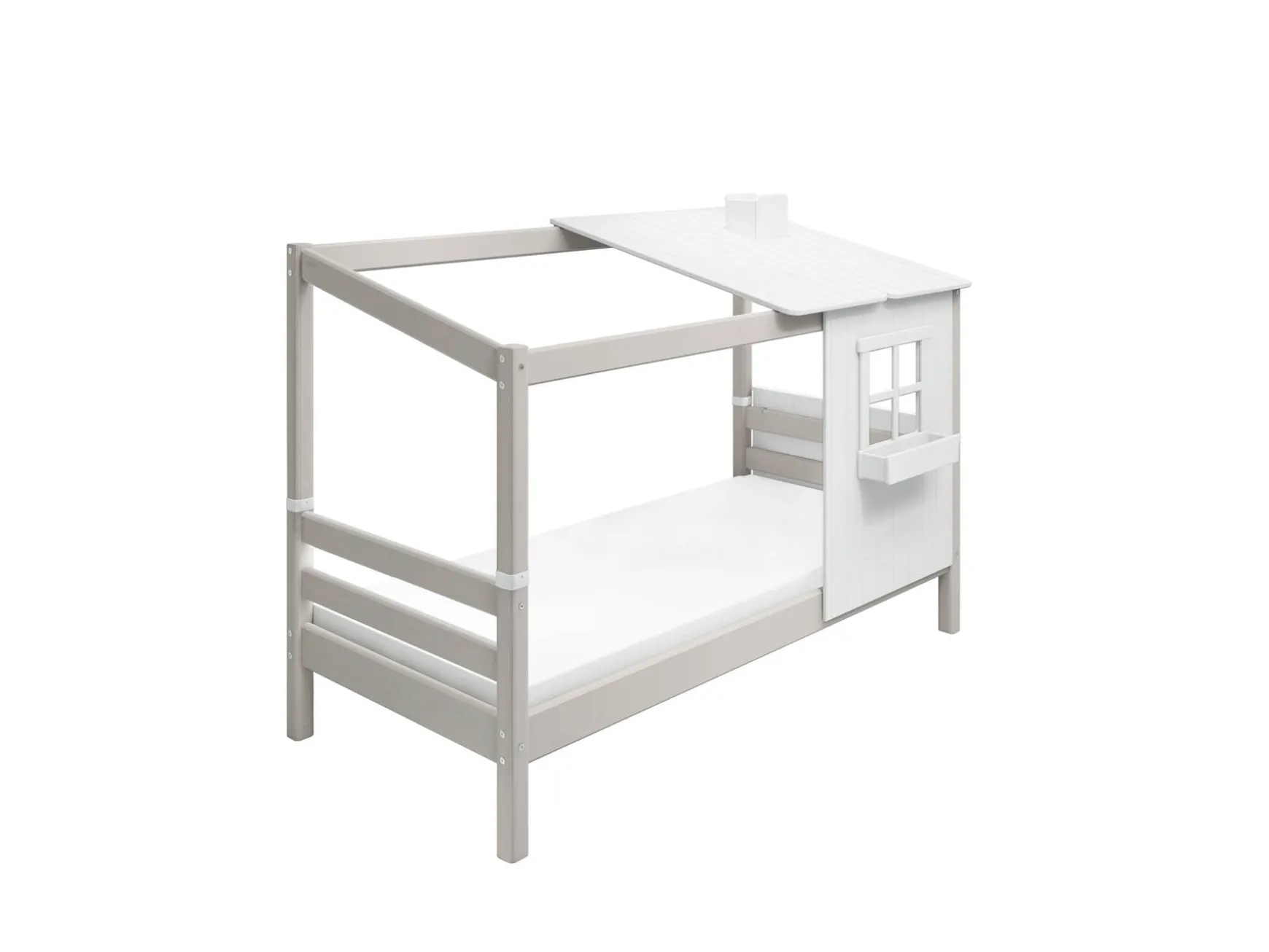 Einzelbett mit 1/2 Classic-Haus