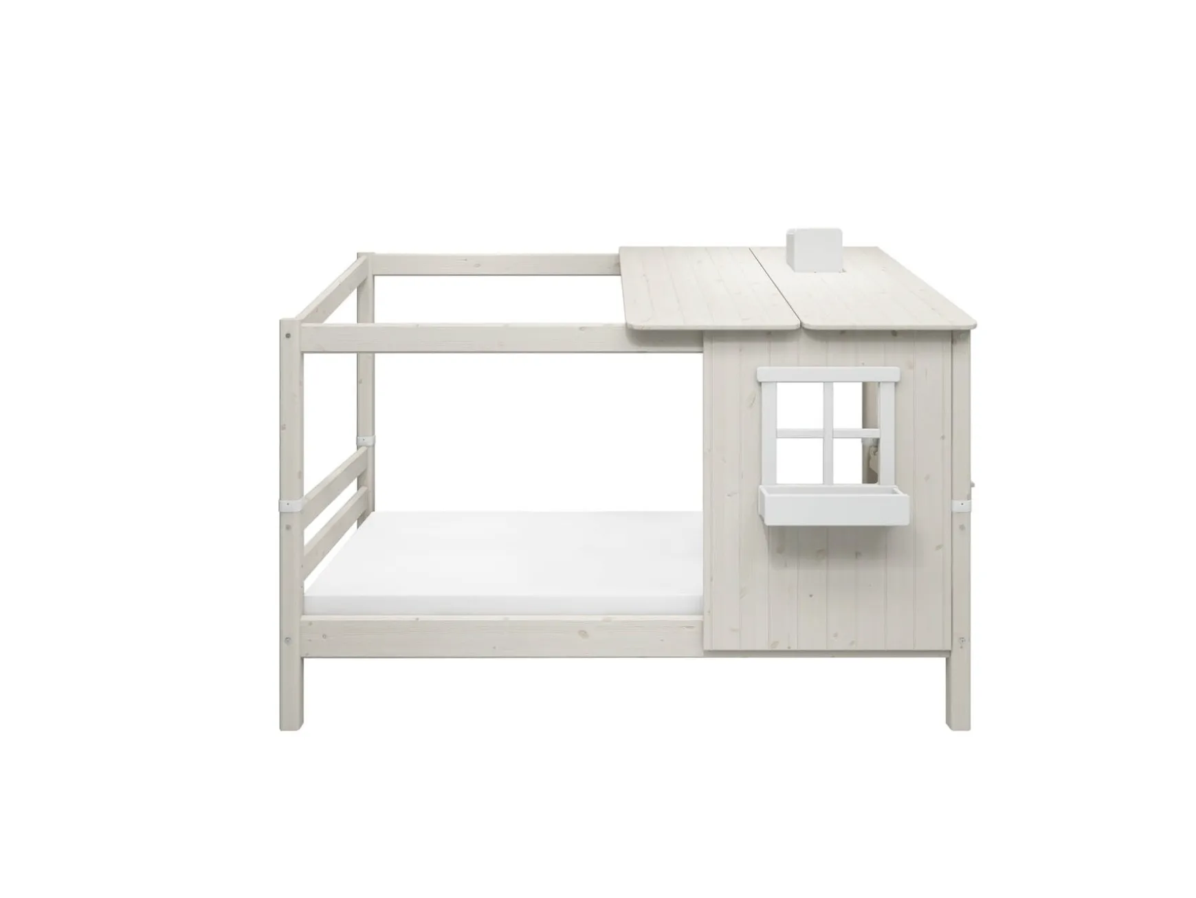 Einzelbett mit 1/2 Classic-Haus