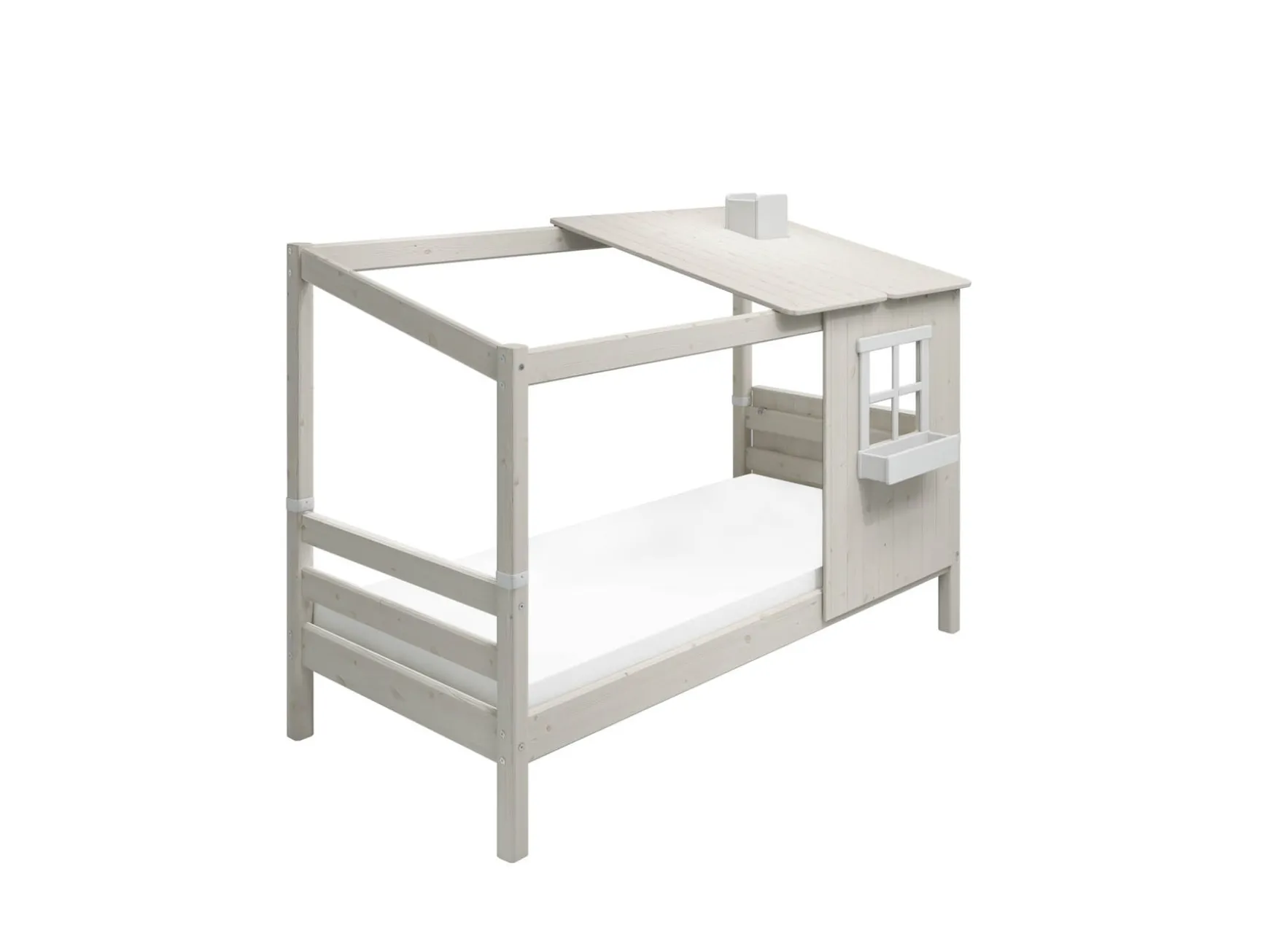 Einzelbett mit 1/2 Classic-Haus