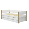 Einzelbett mit Ausziehbett und 2 Schubladen