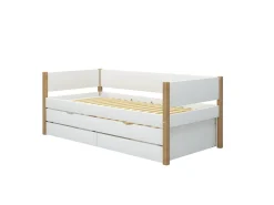 Einzelbett mit Ausziehbett und 2 Schubladen