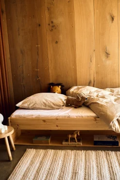 Einzelbett mit Regal, 90x200 cm
