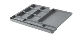 EVO Schubladen für Schreibtisch, Dark Mountain Grey, 63.5x46 cm