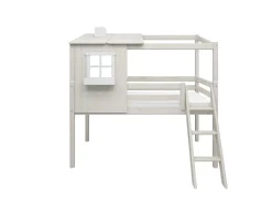 Halbhohes Bett mit 1/2 Classic-Haus