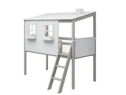Halbhohes Bett mit Classic-Haus