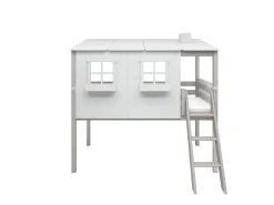 Halbhohes Bett mit Classic-Haus