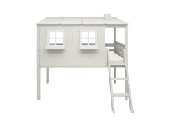 Halbhohes Bett mit Classic-Haus