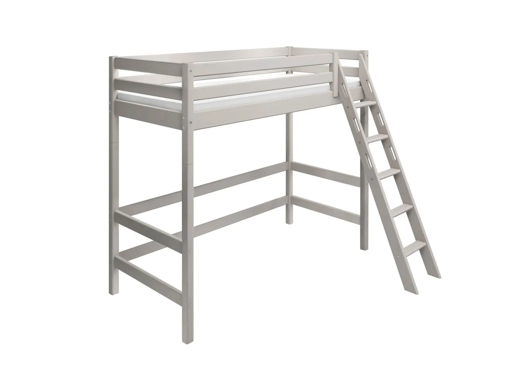 Hochbett mit Schrägleiter