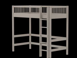 Hochbett mit senkrechter Leiter