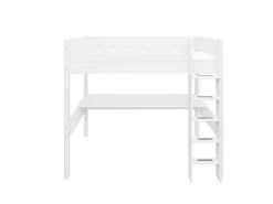 Hochbett mit senkrechter Leiter