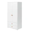 Kleiderschrank, 2 Türen + 2 Schubladen