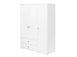 Kleiderschrank, 3 Türen + 2 Schubladen