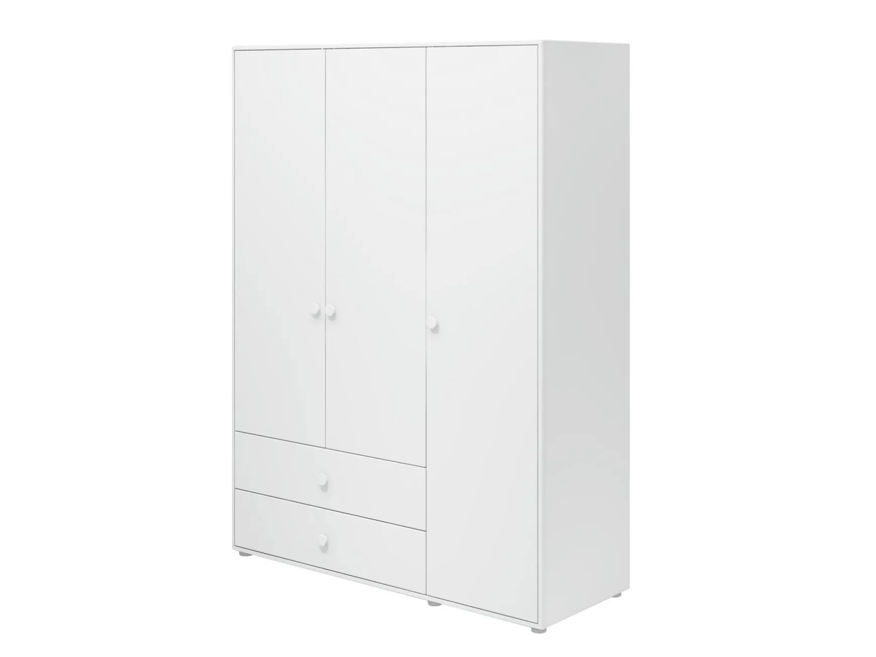 Kleiderschrank, 3 Türen + 2 Schubladen