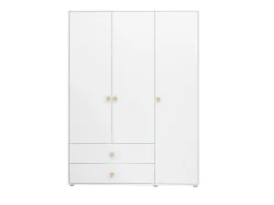 Kleiderschrank, 3 Türen + 2 Schubladen