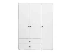 Kleiderschrank, 3 Türen + 2 Schubladen