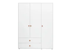Kleiderschrank, 3 Türen + 2 Schubladen