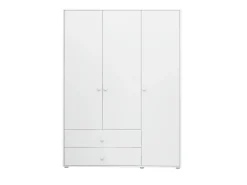 Kleiderschrank, 3 Türen + 2 Schubladen
