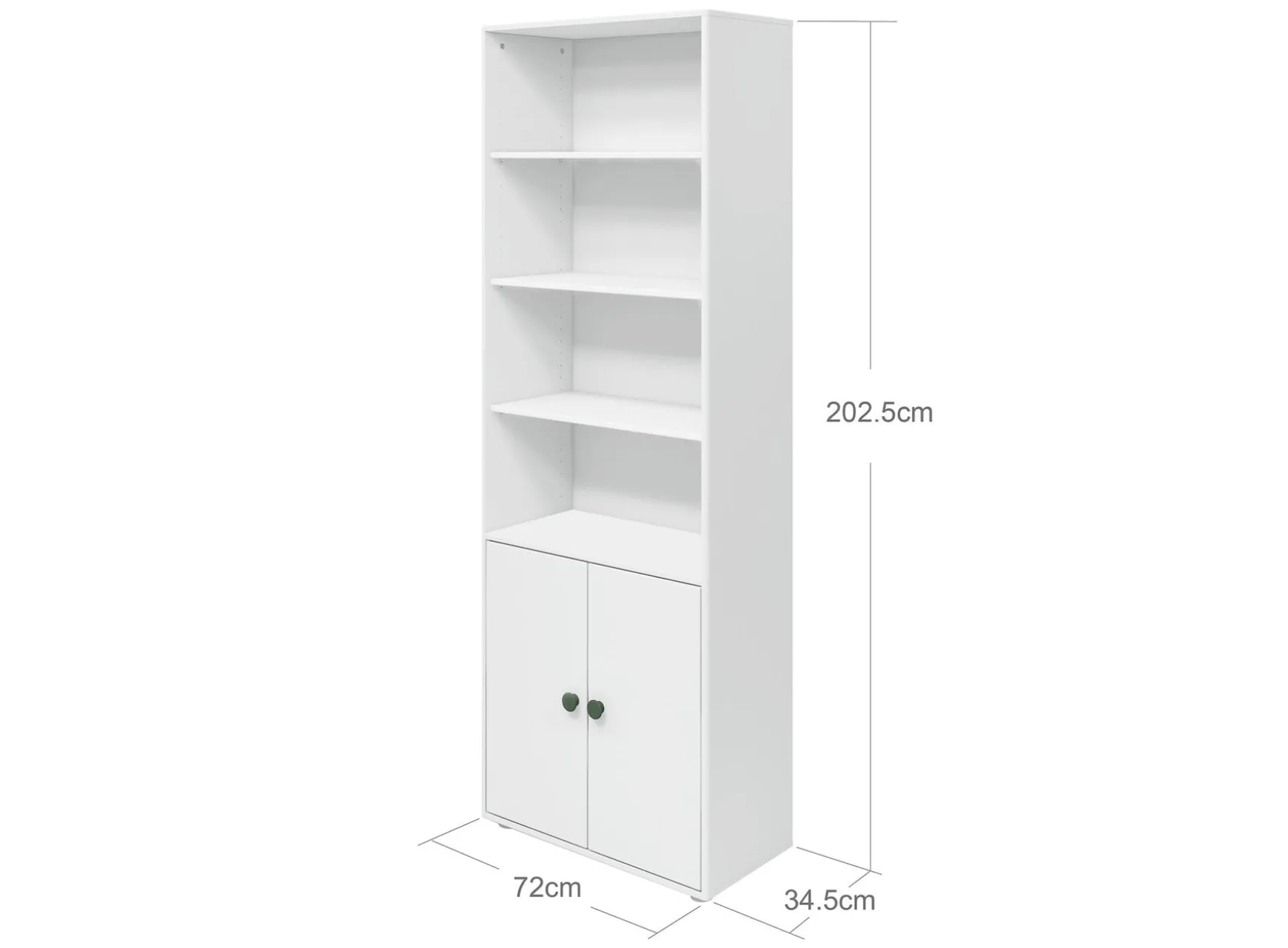 Maxi Bücherregal , 2 Türen