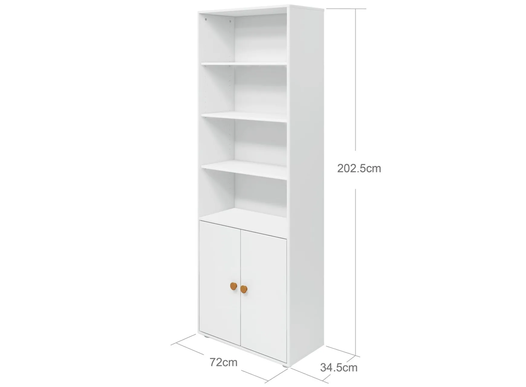 Maxi Bücherregal , 2 Türen