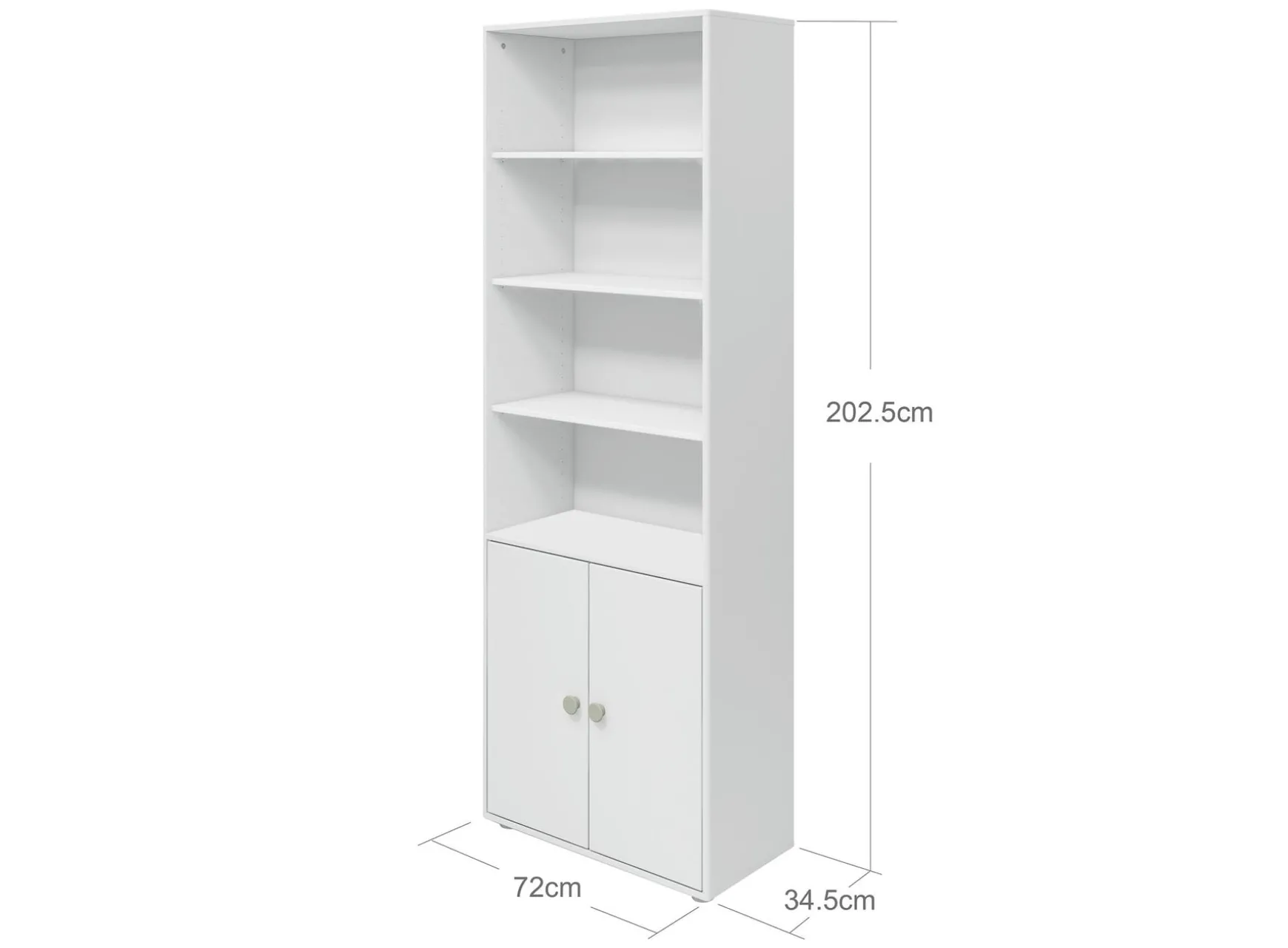 Maxi Bücherregal , 2 Türen