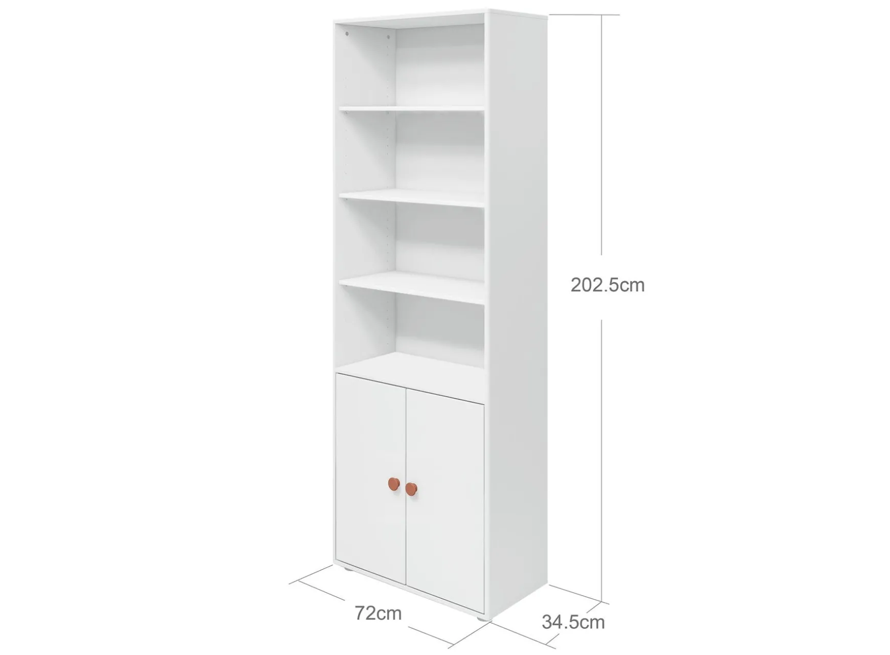 Maxi Bücherregal , 2 Türen
