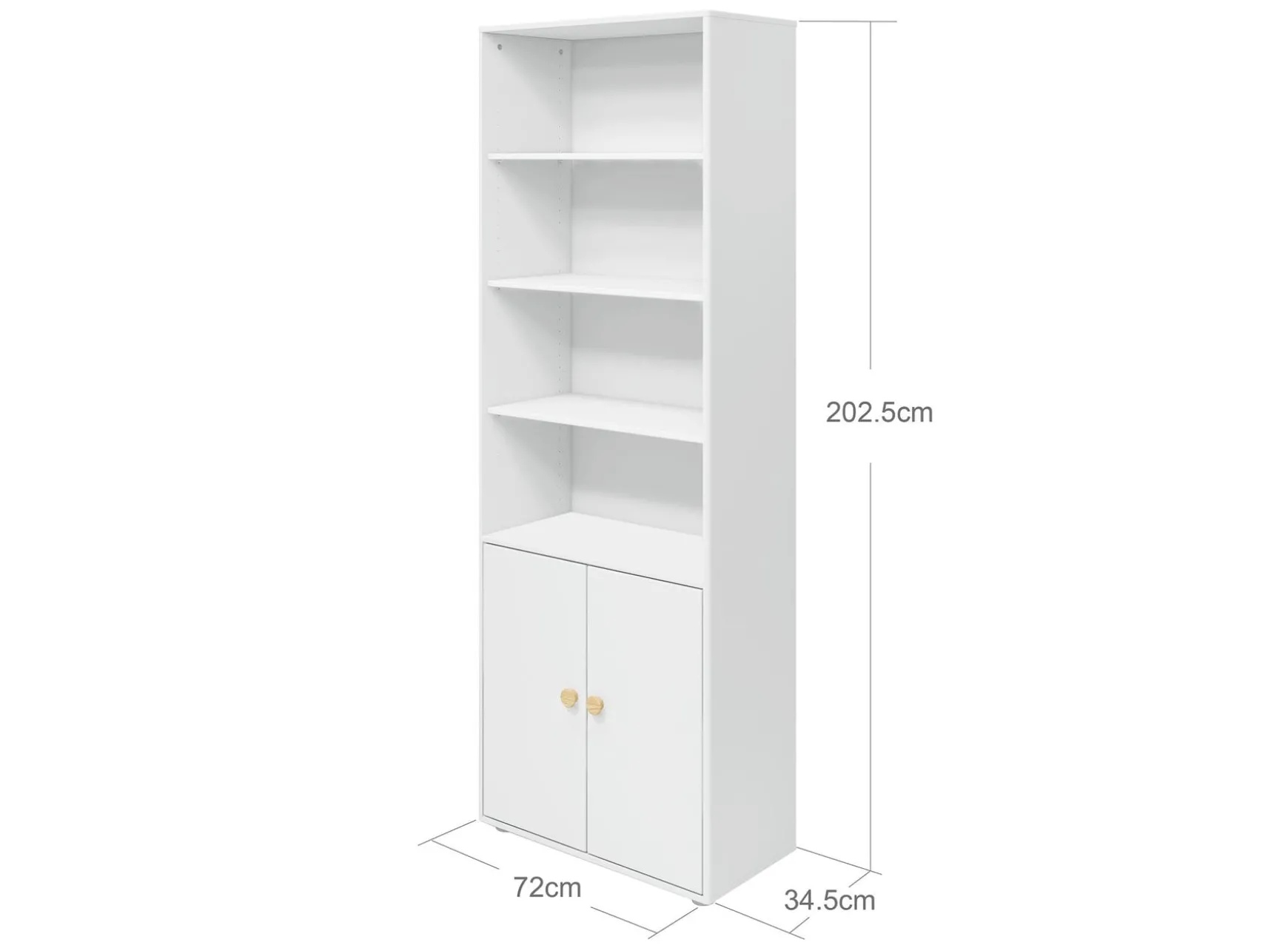 Maxi Bücherregal , 2 Türen