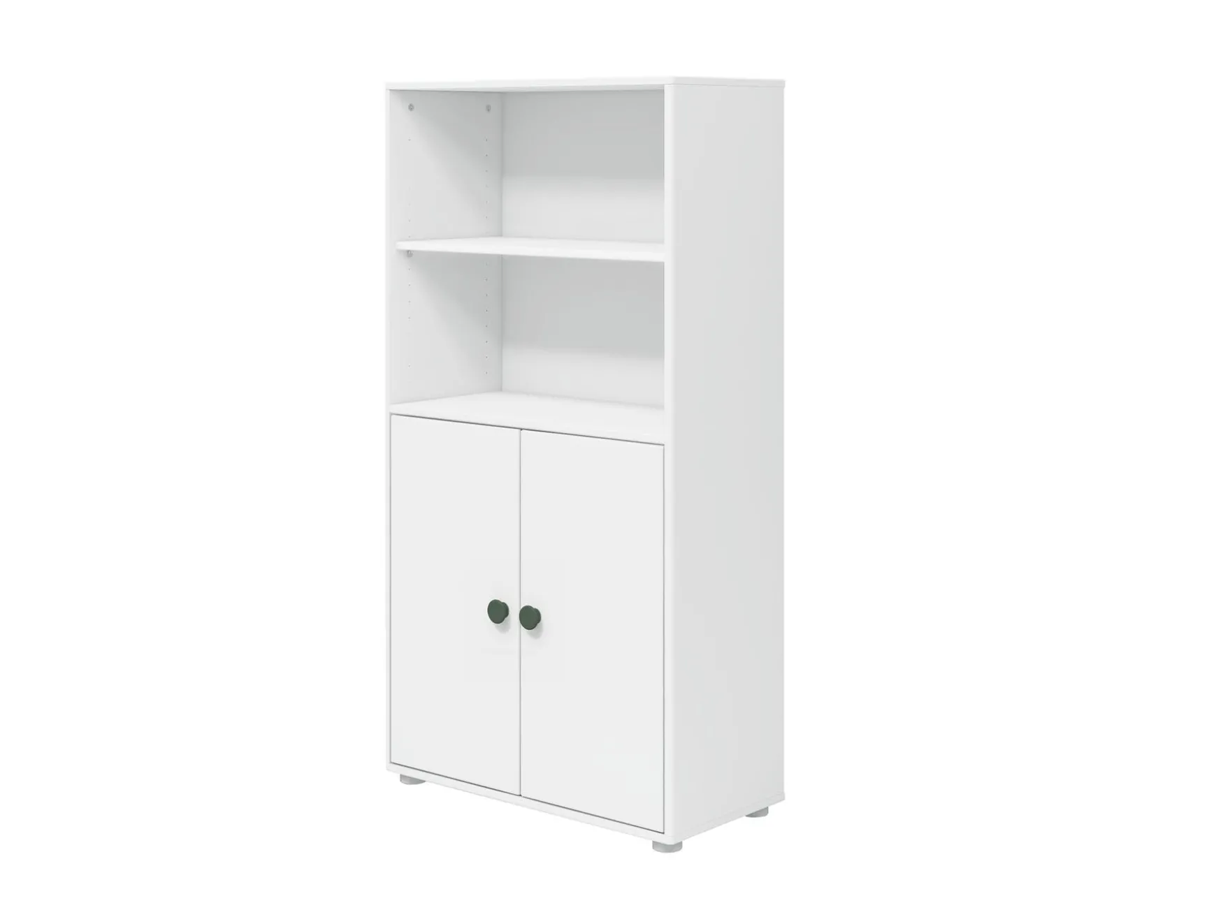 Midi Bücherregal, 2 Türen