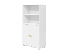 Midi Bücherregal, 2 Türen