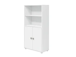 Midi Bücherregal, 2 Türen