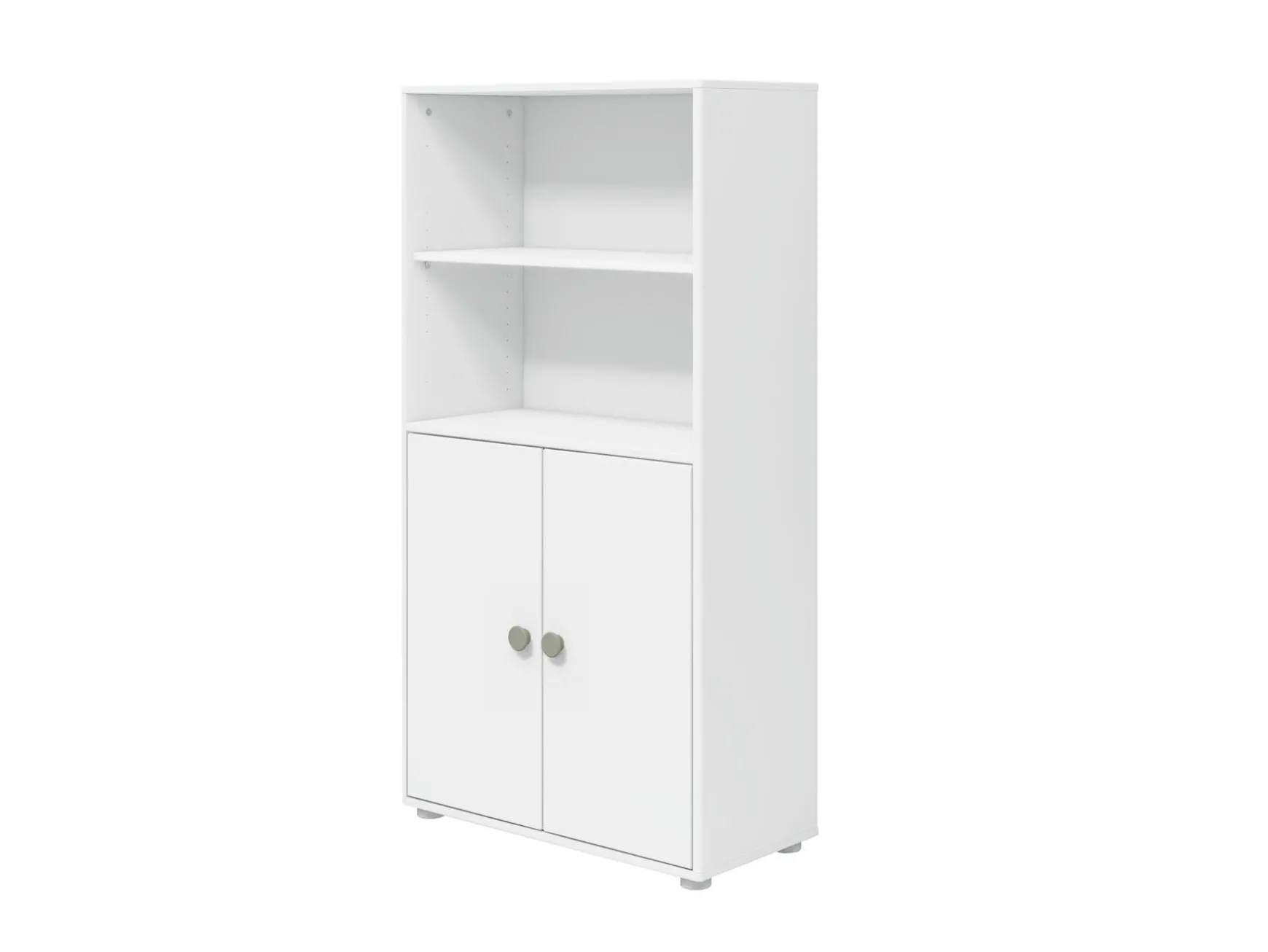 Midi Bücherregal, 2 Türen