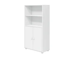 Midi Bücherregal, 2 Türen