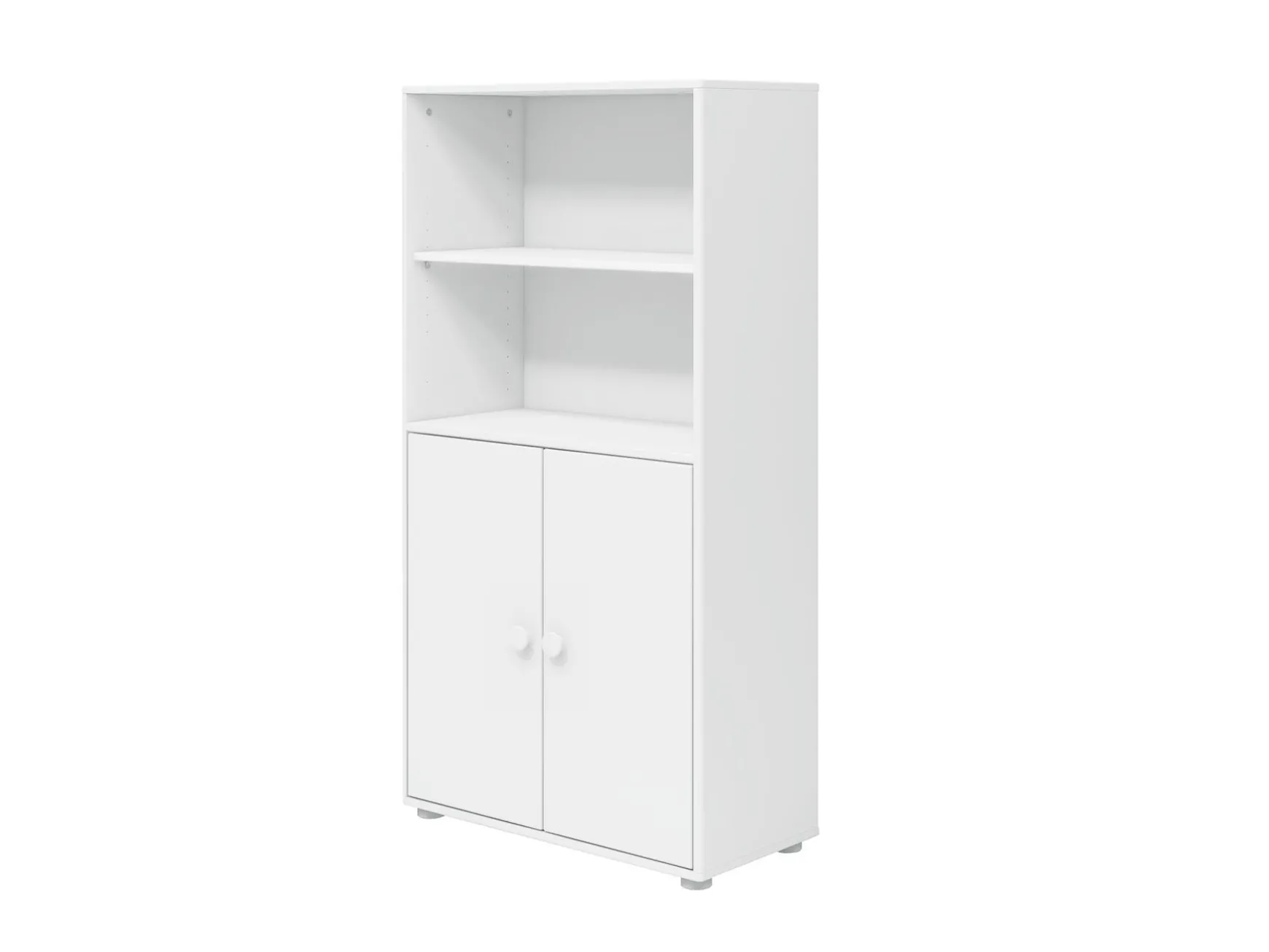 Midi Bücherregal, 2 Türen