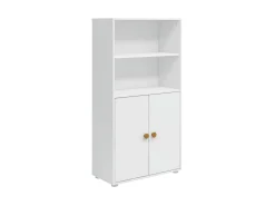 Midi Bücherregal, 2 Türen
