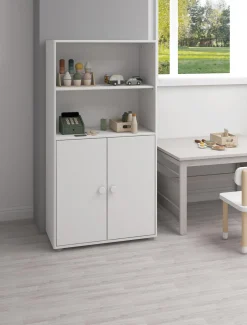 Midi Bücherregal, 2 Türen
