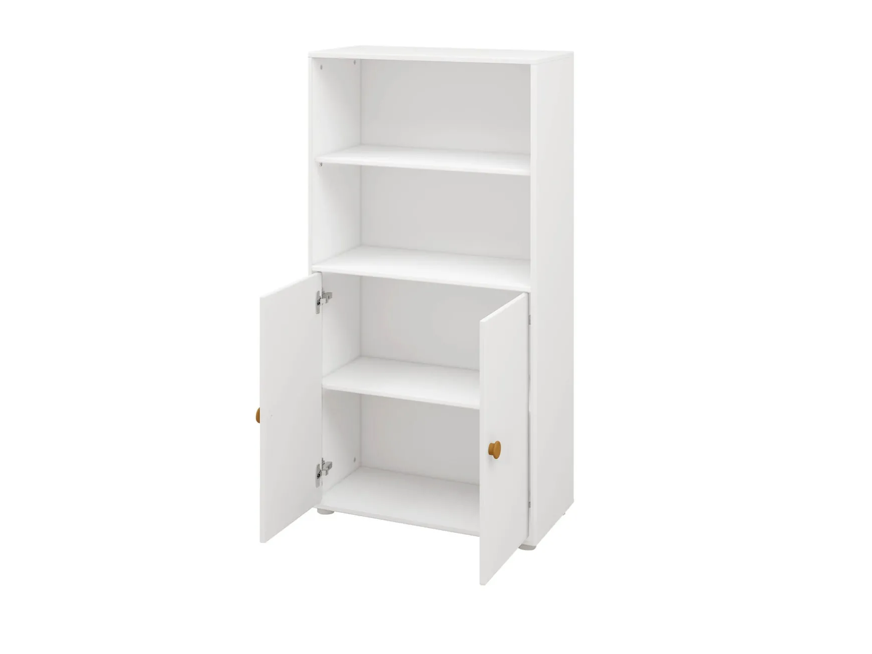 Midi Bücherregal, 2 Türen