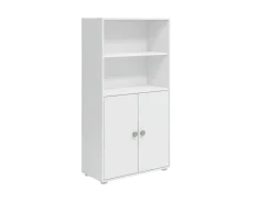 Midi Bücherregal, 2 Türen