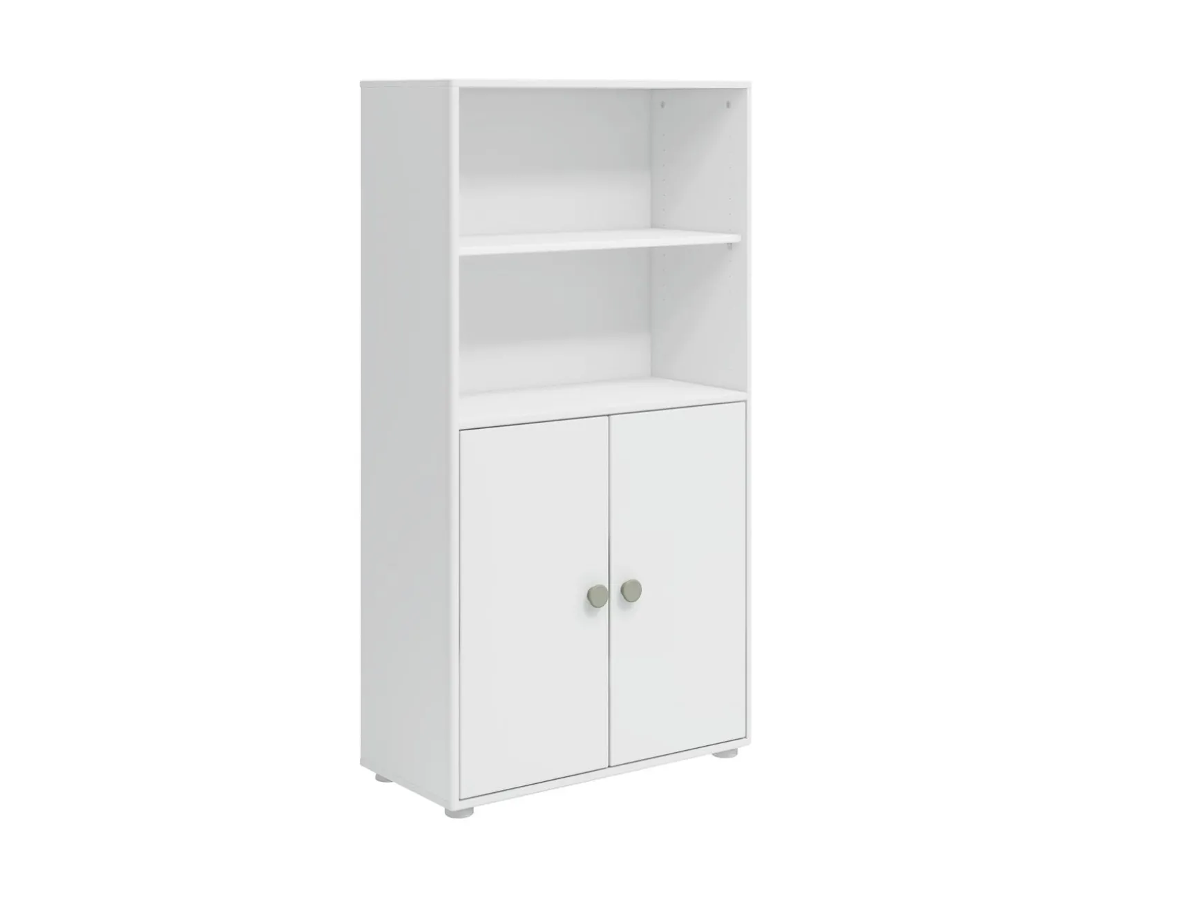 Midi Bücherregal, 2 Türen