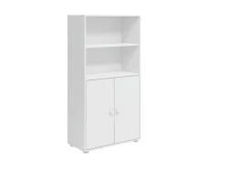 Midi Bücherregal, 2 Türen